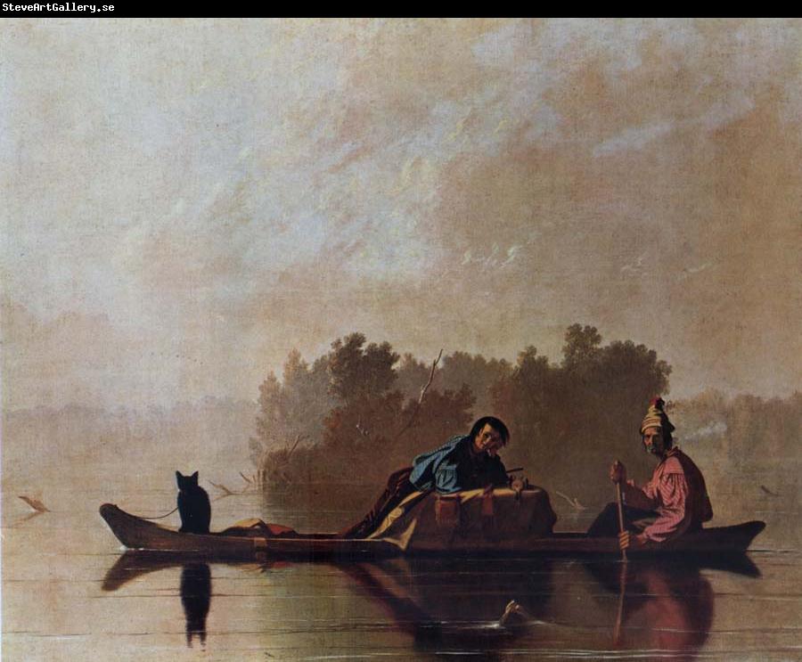 George Caleb Bingham Fur Traders Descending the Missouri